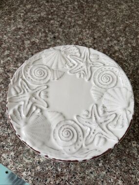 Mudpie Sanibel salad/dessert plates set of 4